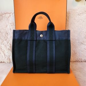 Hermès Toile fourre-Tout PM